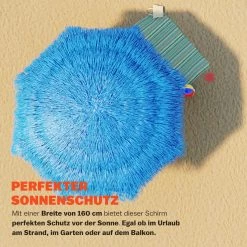 Sonnenschirm Hawaii Blau Ø160cm UV-Schutz 30+ 9 Sonnenschirm Hawaii Blau Ø160cm UV-Schutz 30+ -Garten & Außenbereich fceccc032dd5355a8635b3430974a51c 03 102505 on amb web low de 1