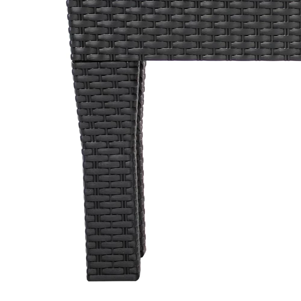 Hochbeet Polyrattanoptik Anthrazit 60x25x46cm 6 Hochbeet Polyrattanoptik Anthrazit 60x25x46cm – Bild 6