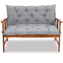 Bankauflage Mit Rückenlehne Hellgrau Meliert 100x110x8cm -Garten & Außenbereich ffc4d2b1240da1ef27a2fd77f01fee2e de 108012d 6 1